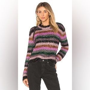 Milly Cropped Fringe Sweater